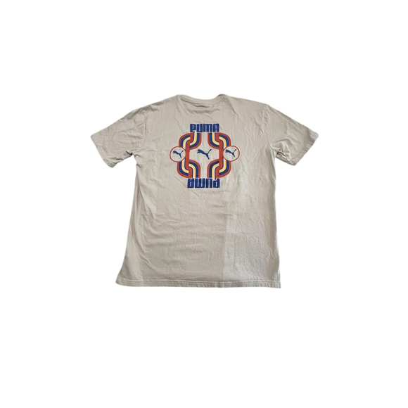 PUMA Cream Men’s t-shirt, size medium - Picture 2 of 4